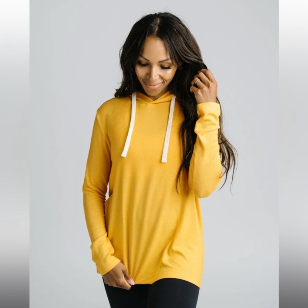 Zyia Goldenrod Boyfriend Hoodie sz XL